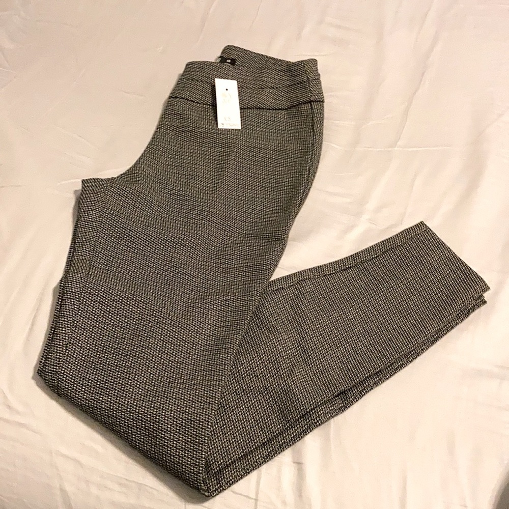 NY&C pants, houndstooth